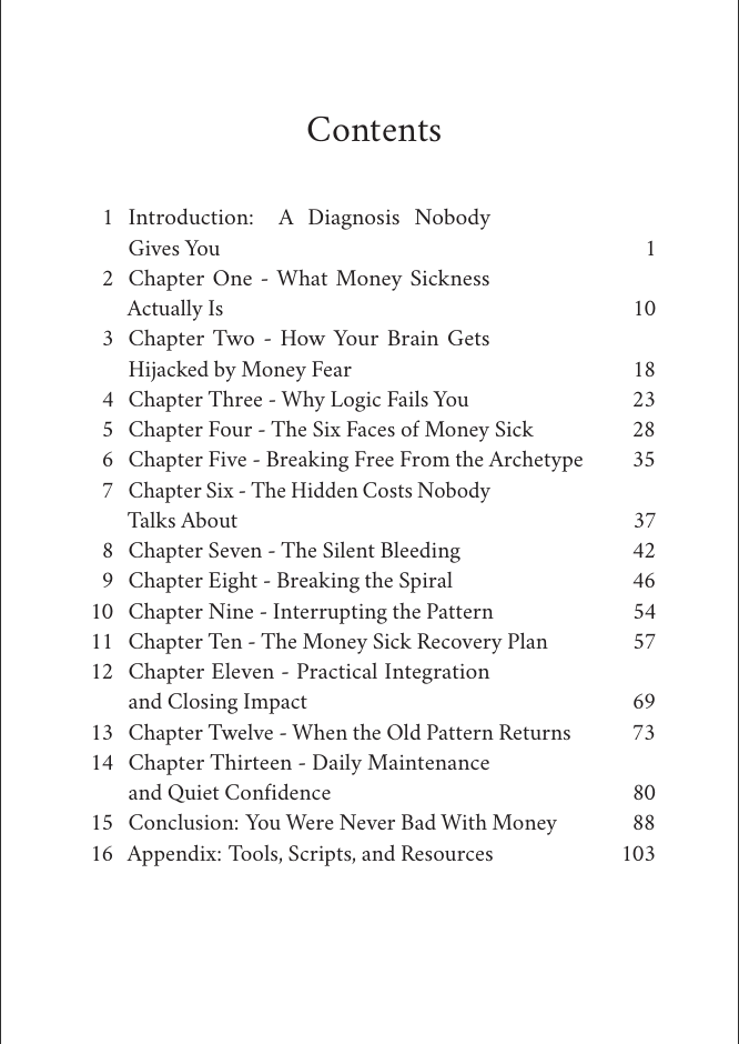 A page from The Overdraft Mind